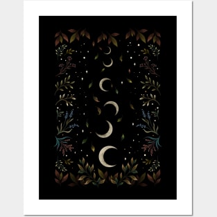 Crescent Moon Garden Posters and Art